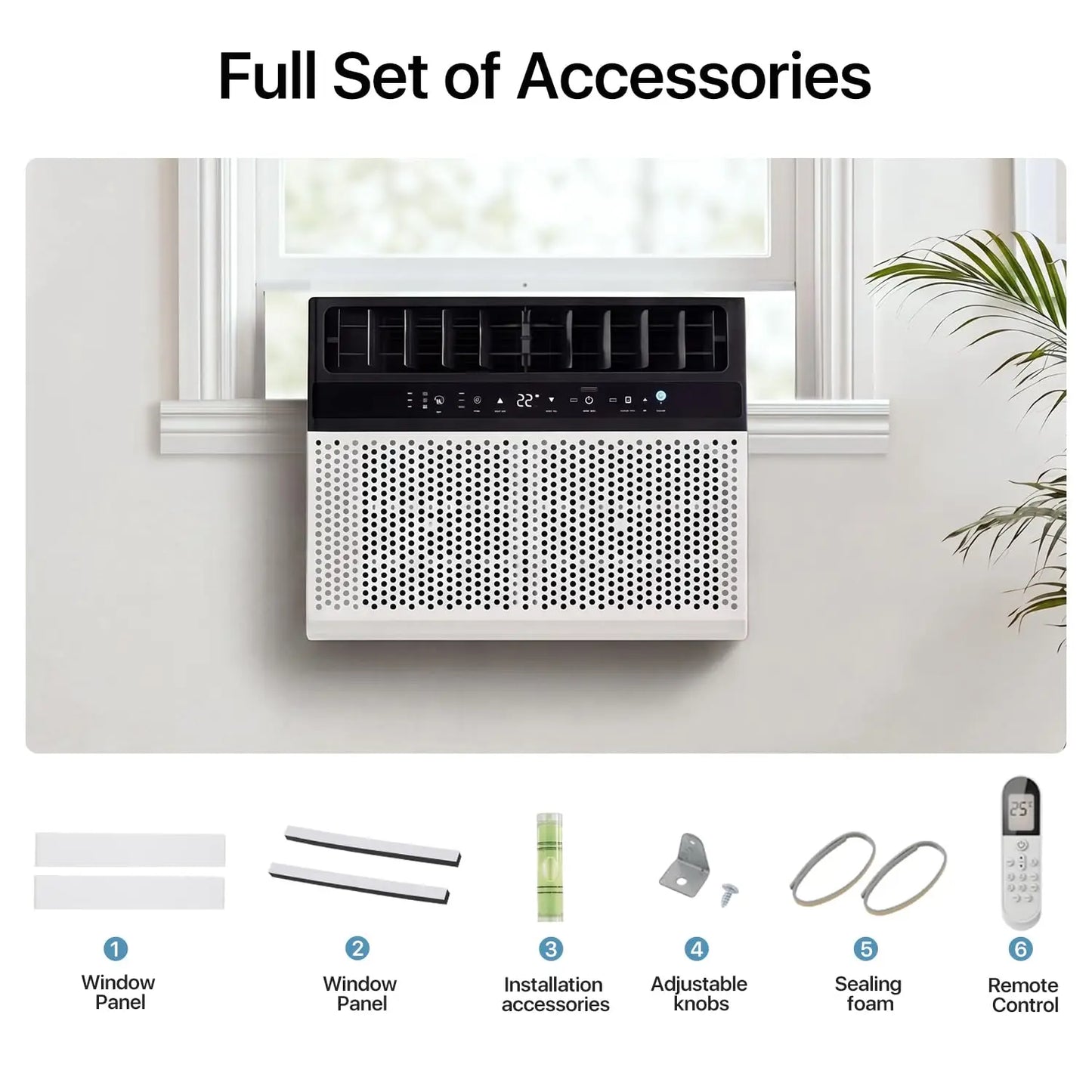 U-Shaped Window Air Conditioner - 12,000BTU