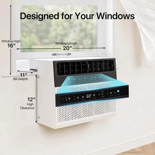 U-Shaped Window Air Conditioner - 12,000BTU