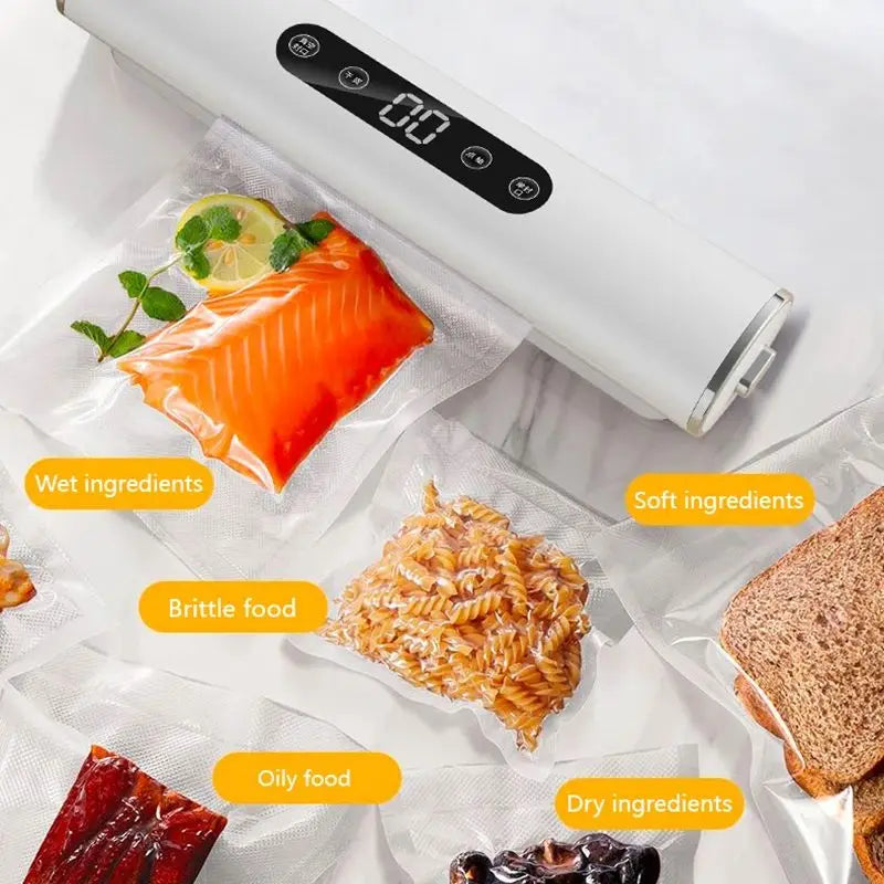 Vacuum Sealer Machine – Preserves food freshness effectively.