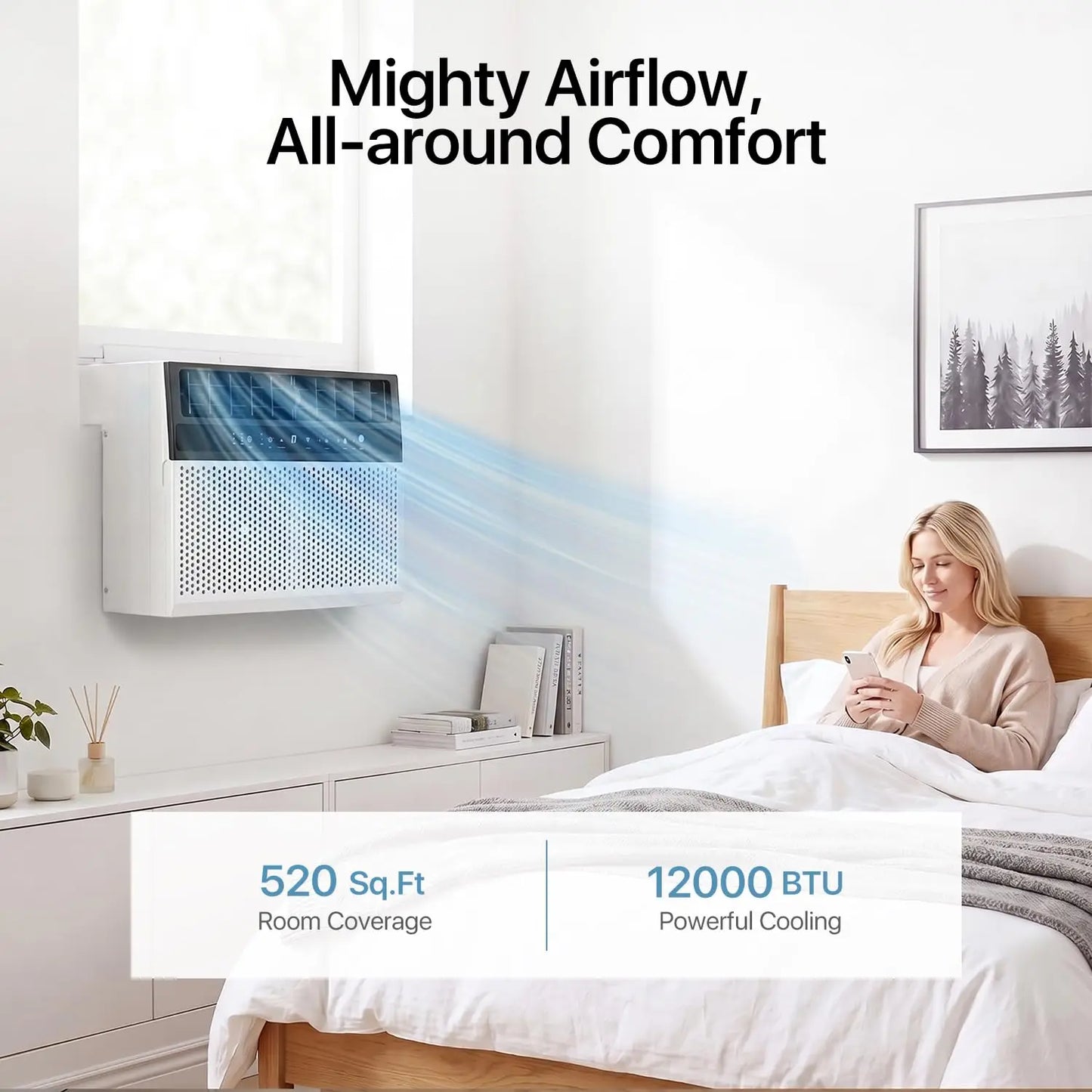 U-Shaped Window Air Conditioner - 12,000BTU