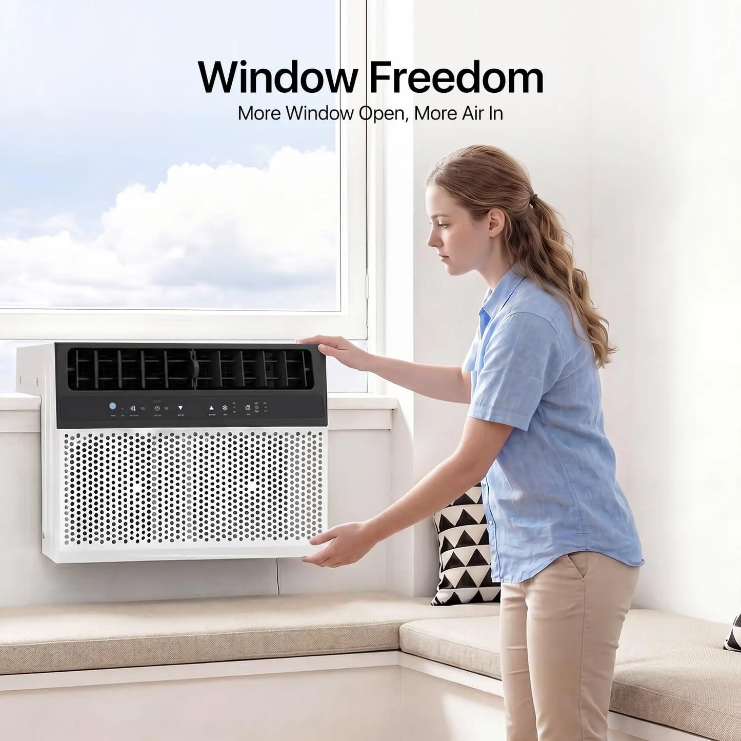 U-Shaped Window Air Conditioner - 12,000BTU